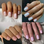 Artificial Nail Set Natural Shine Easy Application & Removal