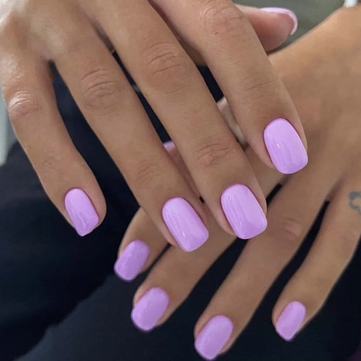 Artificial Nail Set Natural Shine Easy Application & Removal