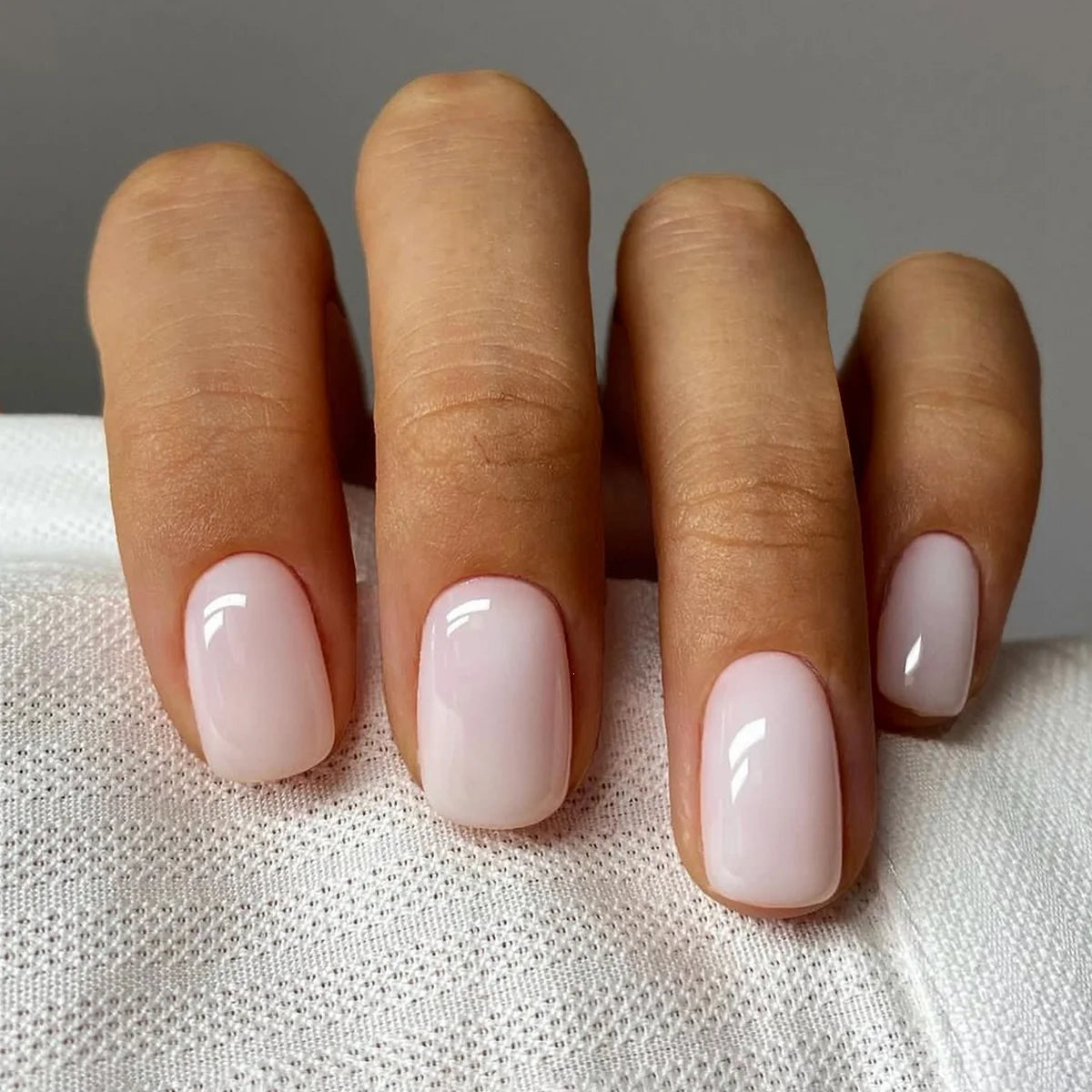 Artificial Nail Set Natural Shine Easy Application & Removal