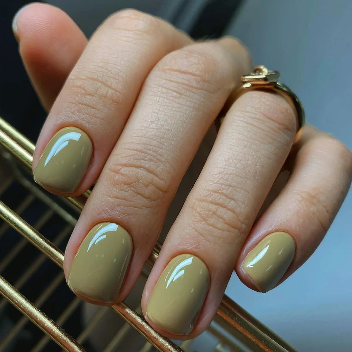 Artificial Nail Set Natural Shine Easy Application & Removal