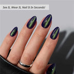 Artificial Nail Set Pointed Stiletto High-Gloss
