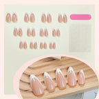 Artificial Nail Tips Self-Adhesive Brown Multiple Sizes