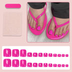 Artificial Nails Set Vibrant Designs Peel & Stick