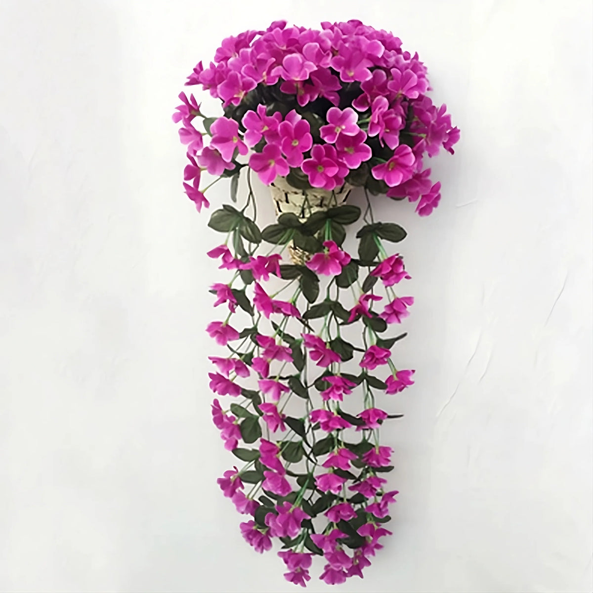 Artificial Orchid Bouquet Hanging Lifelike & Maintenance-Free