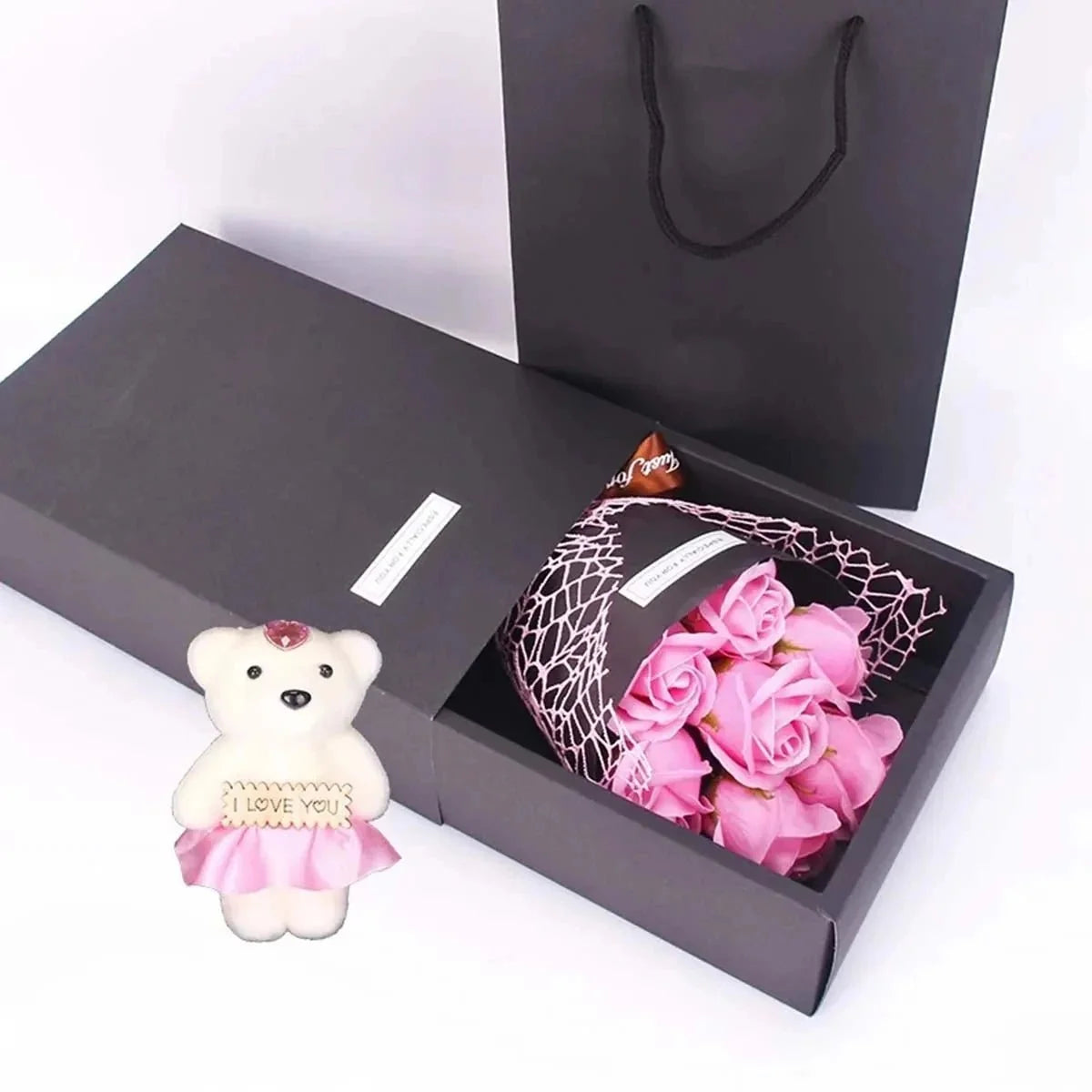 Artificial Rose Bouquet 7 Heads No Maintenance