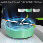 Ashtray Multi-Layer Smoke Filtration USB Rechargeable