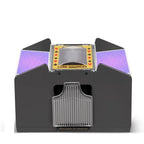 Automatic Card Shuffler Battery-Powered Handles Up To Two Decks