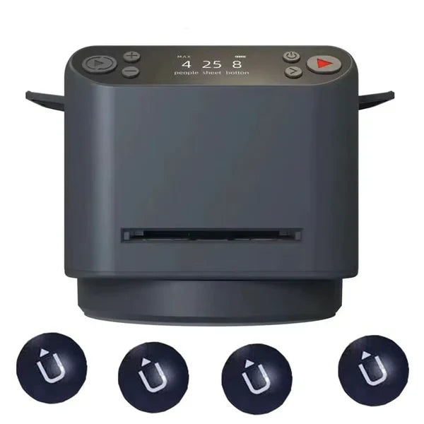 Automatic Card Shuffler & Dealer 360° Rotation One-Touch
