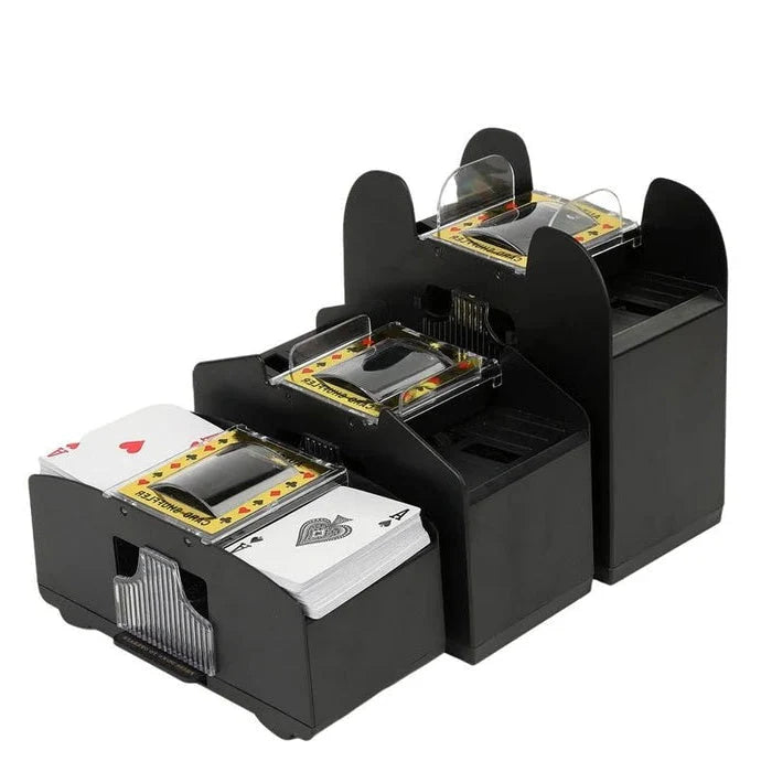 Automatic Card Shuffler Motorized Dual-Power 6-Deck