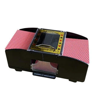 Automatic Card Shuffler Motorized Dual-Power 6-Deck