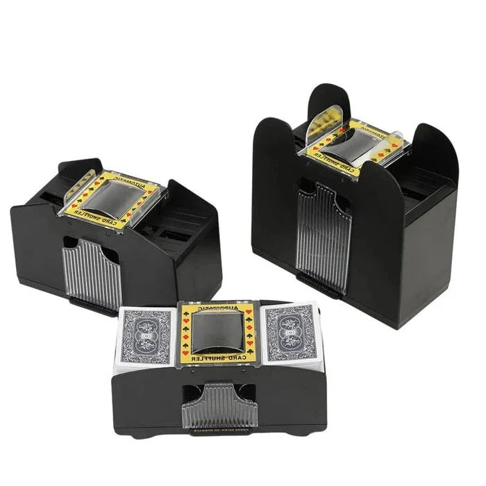Automatic Card Shuffler Motorized Dual-Power 6-Deck