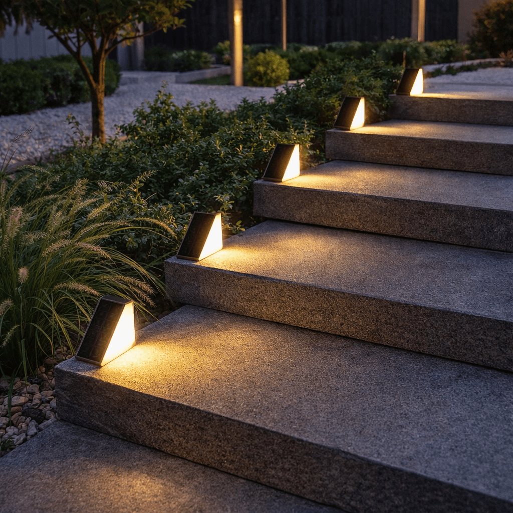 Automatic Dusk-To-Dawn Solar Step Light (IP67 Waterproof)