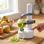 Automatic Fruit & Vegetable Peeler One-Button Operation Upright Holder