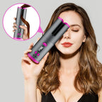 Automatic Hair Curler Cordless Anti-Tangle Ceramic Coating