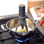 Automatic Pan Stirrer Hands-Free Adjustable Speed Stainless Steel Arms