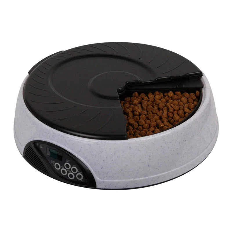 Automatic Pet Feeder 6-Meal Programmable & Voice Message