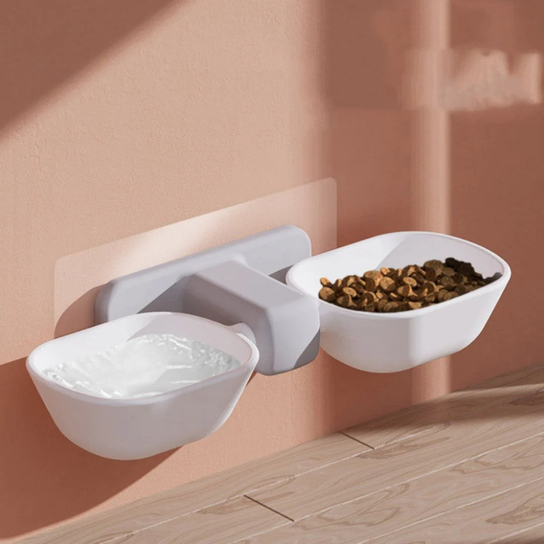 Automatic Pet Feeder Adjustable Height Lightweight Plastic
