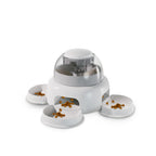 Automatic Pet Feeder Adjustable Portions Removable Leak-Proof Tray