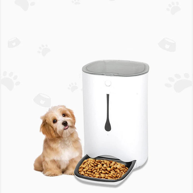 Automatic Pet Feeder App-Controlled 6L Capacity Battery Backup
