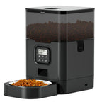 Automatic Pet Feeder Double-Meal Stainless Steel Tray