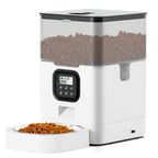 Automatic Pet Feeder Double-Meal Stainless Steel Tray