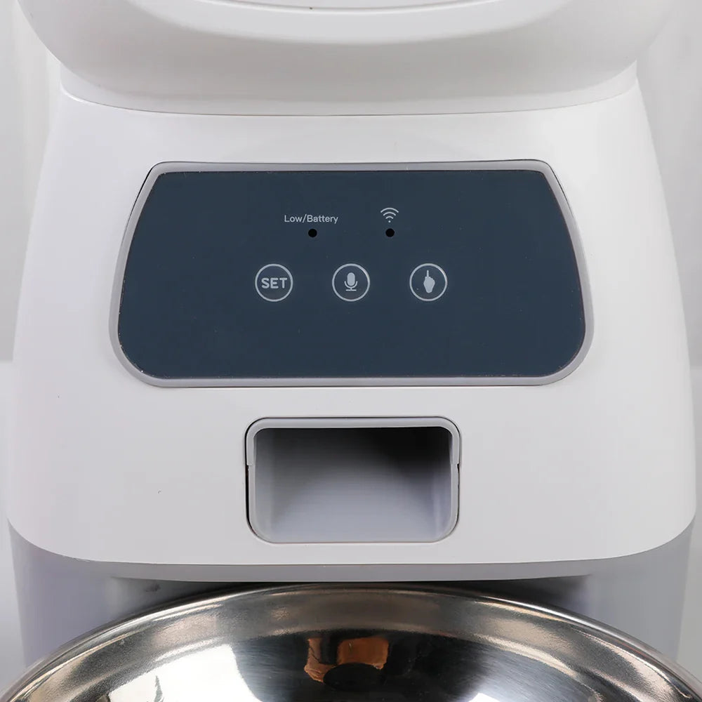 Automatic Pet Feeder Programmable 3.5L Voice Recorder