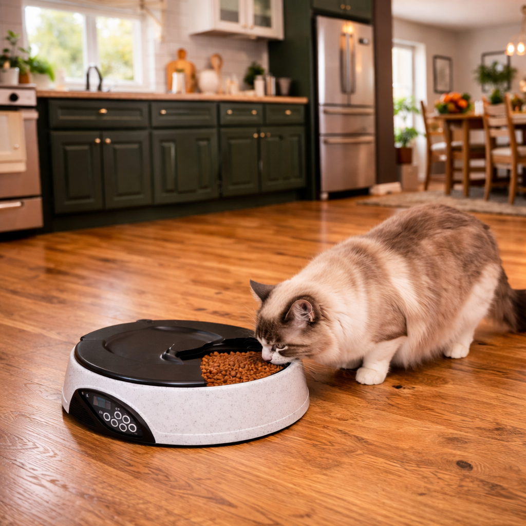 Automatic Pet Feeder Programmable Timer & Portion Control