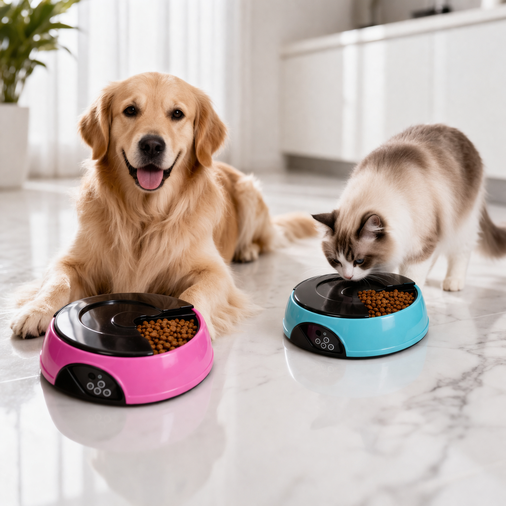 Automatic Pet Feeder Programmable Timer & Portion Control