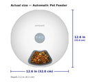 Automatic Pet Feeder Six Pre-Portioned Meals USB & Battery
