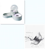 Automatic Pet Water Dispenser Transparent Top-Load 1.8L