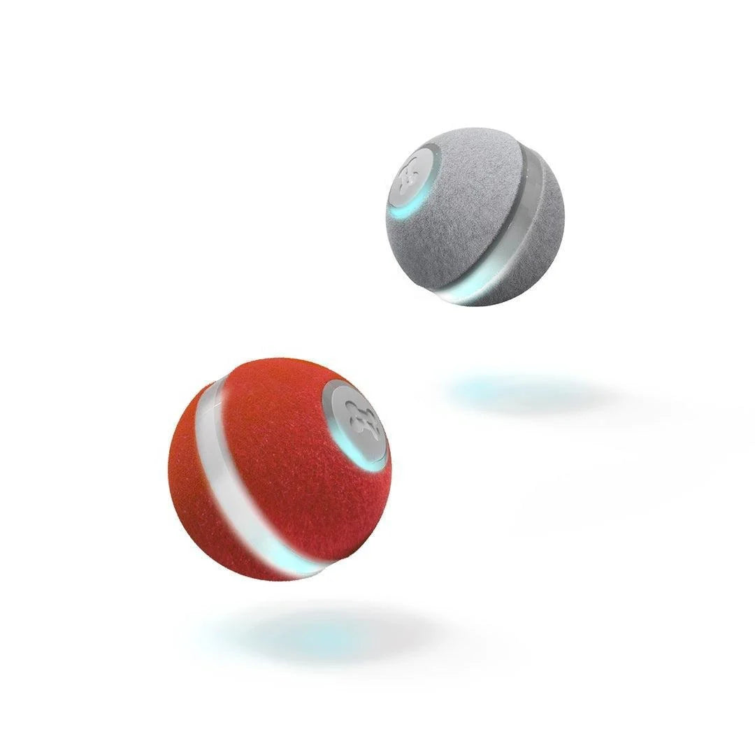 Automatic Rolling Cat Toy USB Rechargeable Durable Synthetic Fiber