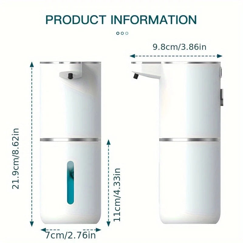 Automatic Soap Dispenser Touchless Sensor Foam USB Rechargeable