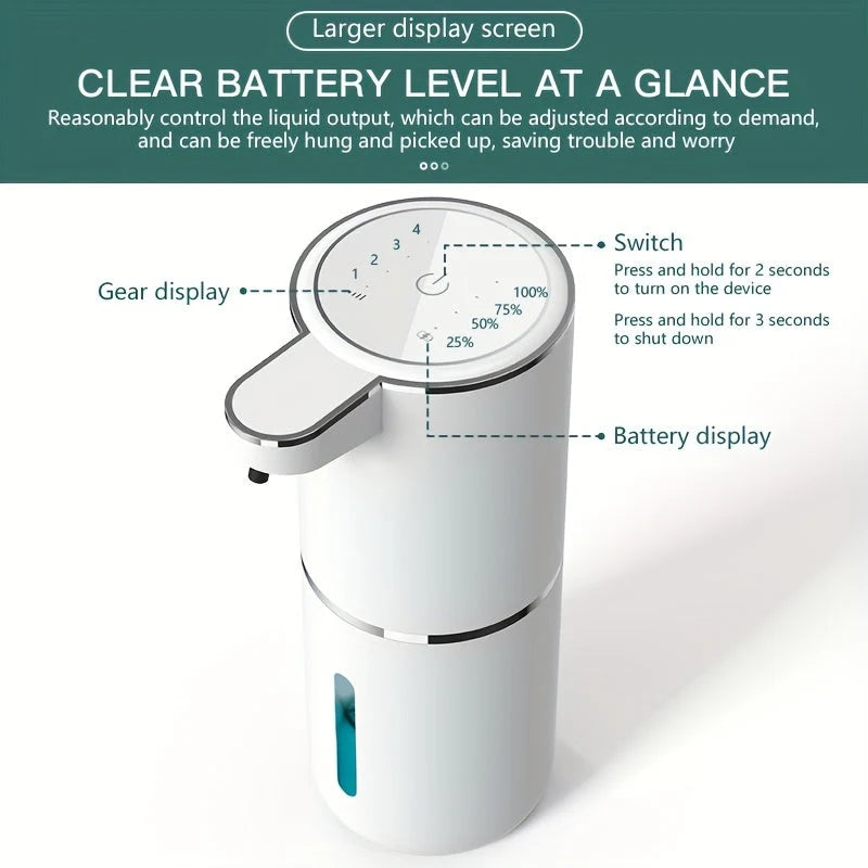 Automatic Soap Dispenser Touchless Sensor Foam USB Rechargeable