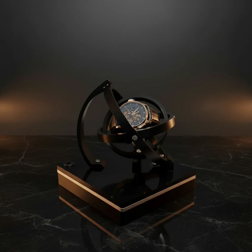 Automatic Watch Winder Quiet Motor & Multiple Rotation Modes
