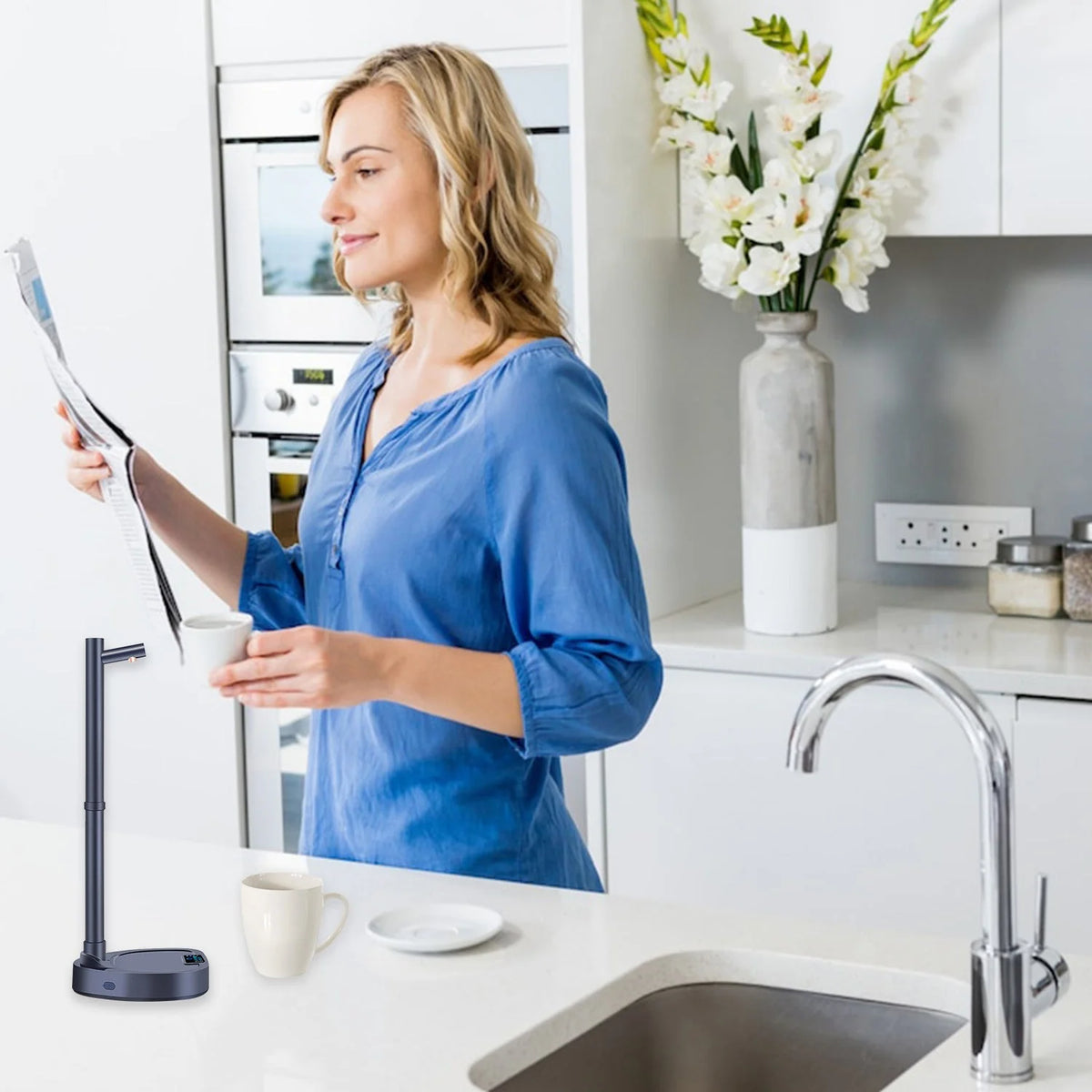 Automatic Water Dispenser Hands-Free Rechargeable 8 Adjustable Levels