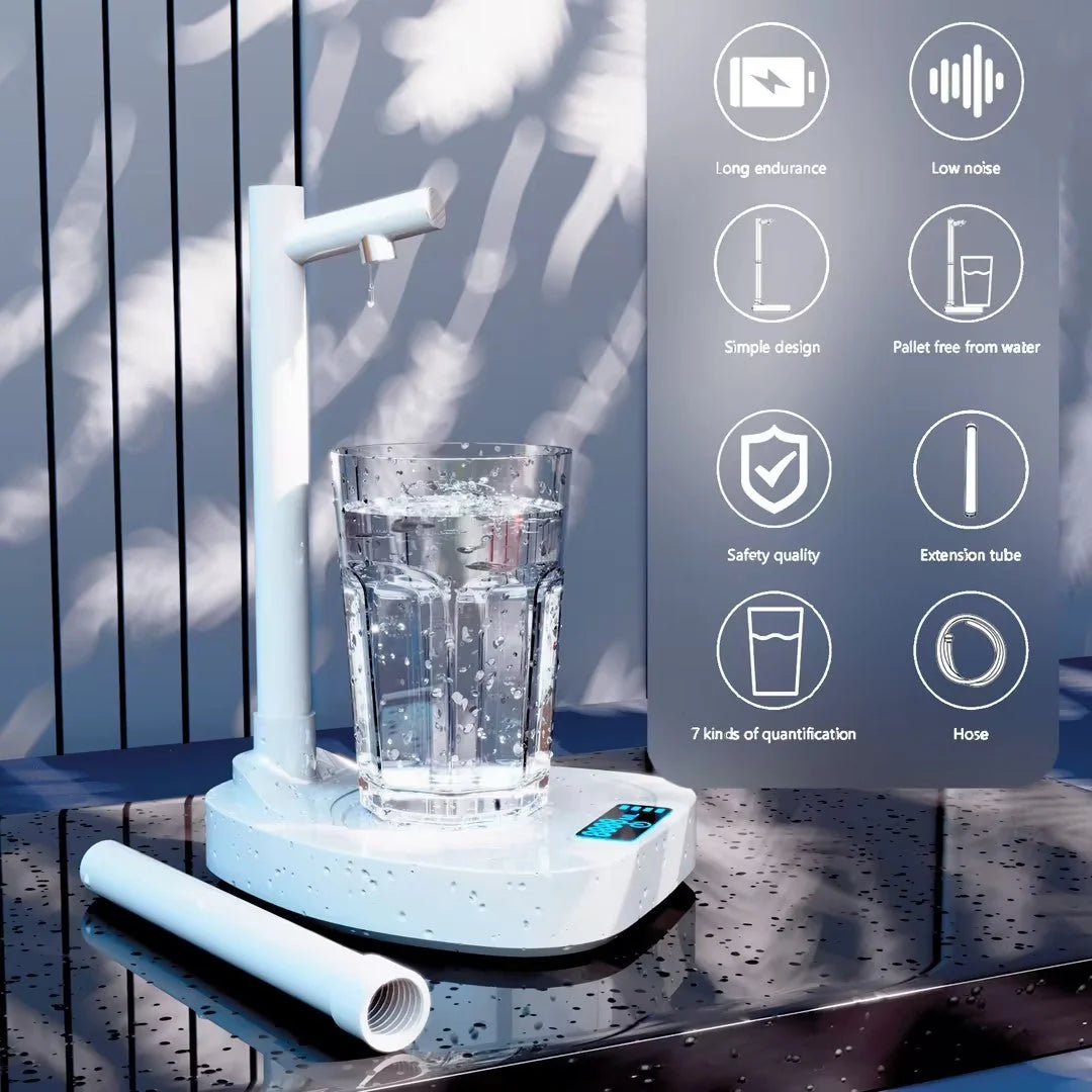 Automatic Water Dispenser Hands-Free Rechargeable 8 Adjustable Levels