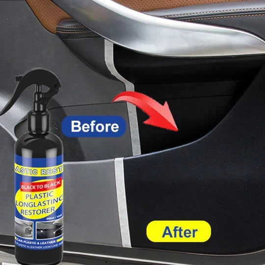 Automotive Trim Restorer Deep Black Gloss UV-Resistant