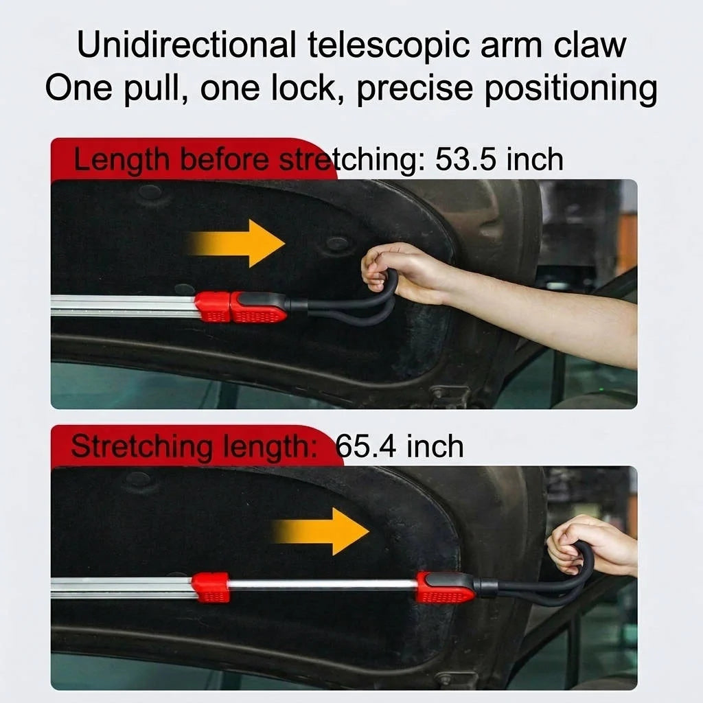 Automotive Work Light LED Telescopic Arm Rechargeable Magnetic Base