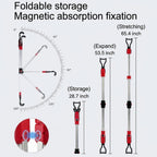 Automotive Work Light LED Telescopic Arm Rechargeable Magnetic Base
