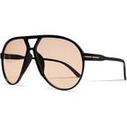 Aviator Sunglasses Oversized Square Lenses UV400 Lightweight