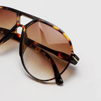 Aviator Sunglasses Oversized Square Lenses UV400 Lightweight