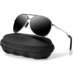 Aviator Sunglasses Polarized UV400 Lightweight Metal Frame