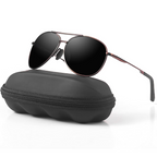 Aviator Sunglasses Polarized UV400 Lightweight Metal Frame