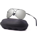 Aviator Sunglasses Polarized UV400 Lightweight Metal Frame
