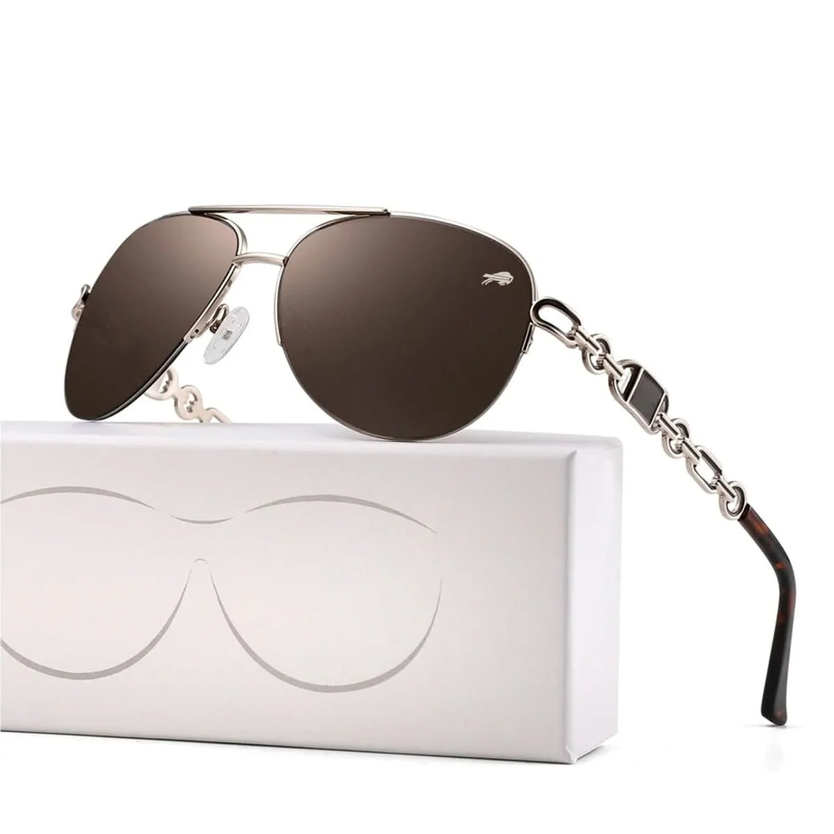 Aviator Sunglasses Polarized & UV400 Lightweight Polycarbonate