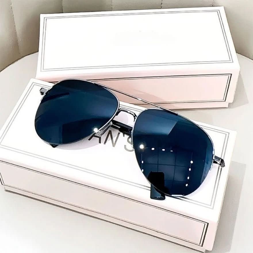 Aviator Sunglasses UV400 Gradient Resin Ultralight Alloy Frame