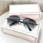 Aviator Sunglasses UV400 Gradient Resin Ultralight Alloy Frame