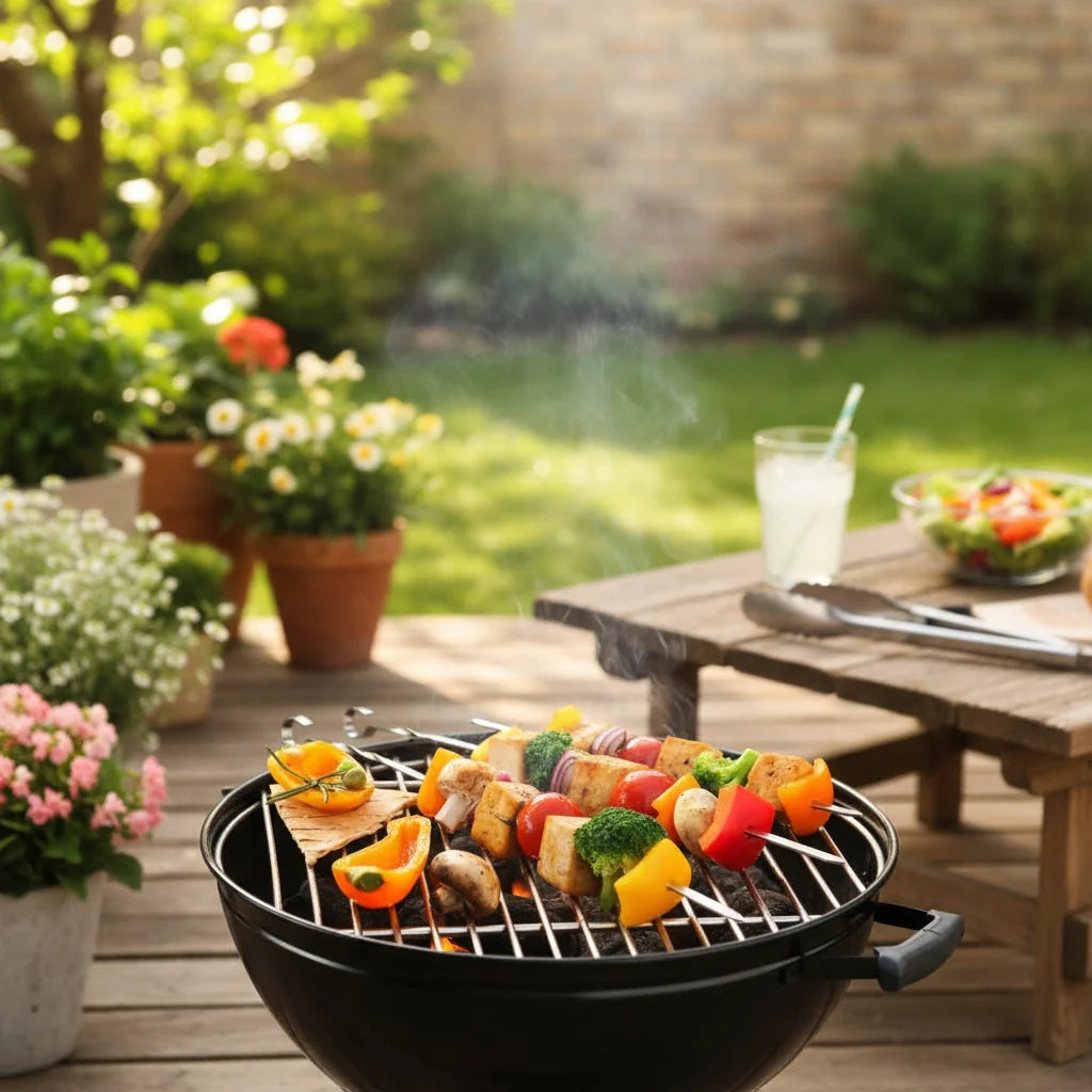 BBQ Skewer Set 6-Piece Extra-Long 23.6 Inch
