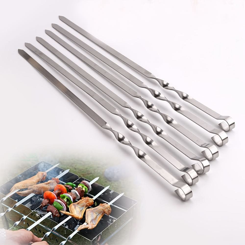 BBQ Skewer Set 6-Piece Extra-Long 23.6 Inch