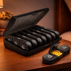 BPA-Free 21-Slot Weekly Pill Organizer (Pocket-Sized)